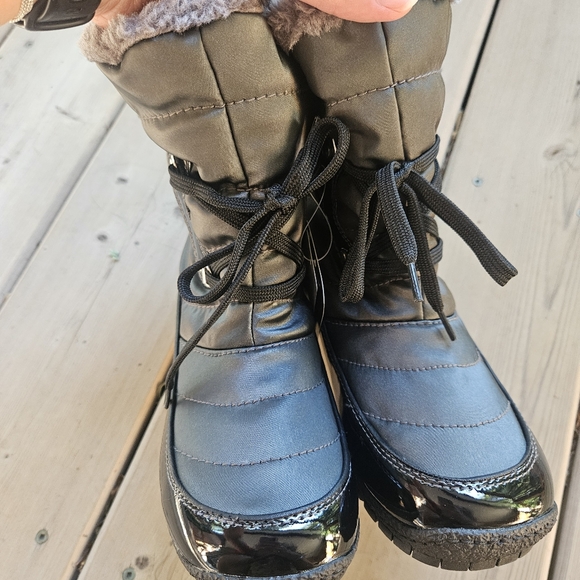 MAINE WOODS Womens Kimberely Boots Black Winter Rain Size 8M NEW - Picture 9 of 11